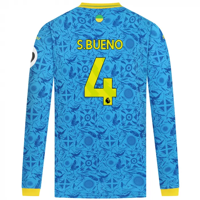 Wolverhampton Wanderers Store | Shop Official 2025-26 Wolves Third Shirt – Adult – LS S.BUENO 4 Wolves Gear